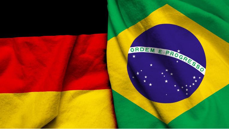 Flagge Deutschland Brasilien